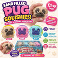Pug Squishy - Sans Filled Fidget Toy