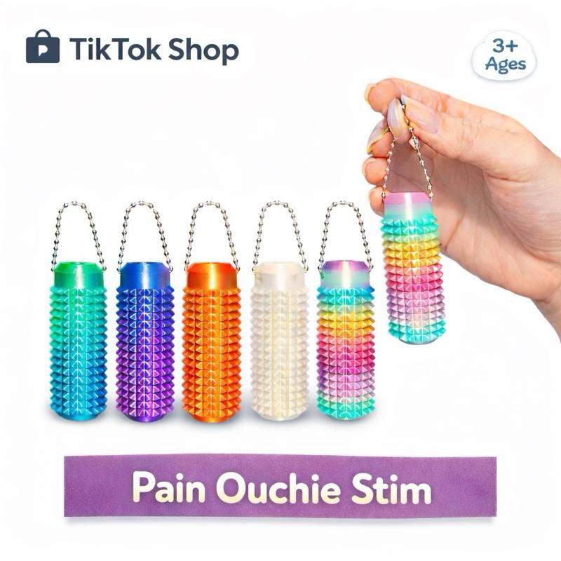 TikTok Shop Pain Ouchie Stim - Textured Sensory Fidget for Teens & Adults, Compact & Portable, High-Texture Surface for Deep Input, Ideal for Fidgeting & Grounding