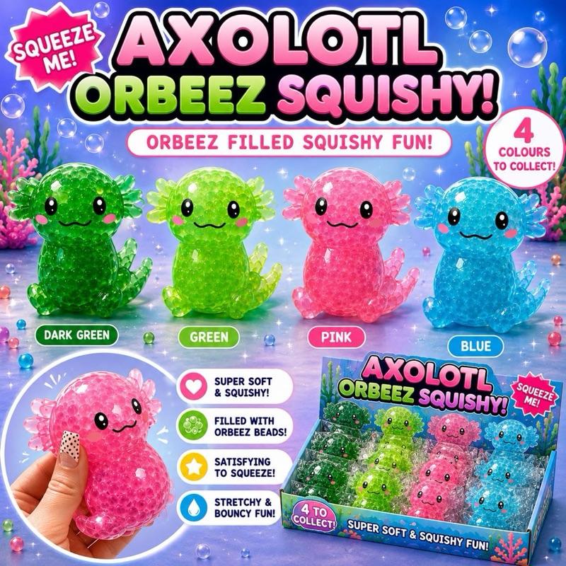Axolotl Orbeez Filled Squishy