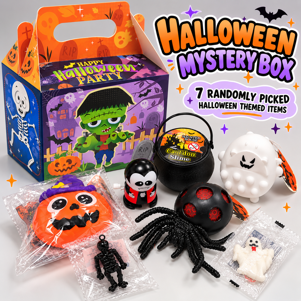 8pcs Halloween Mystery Box