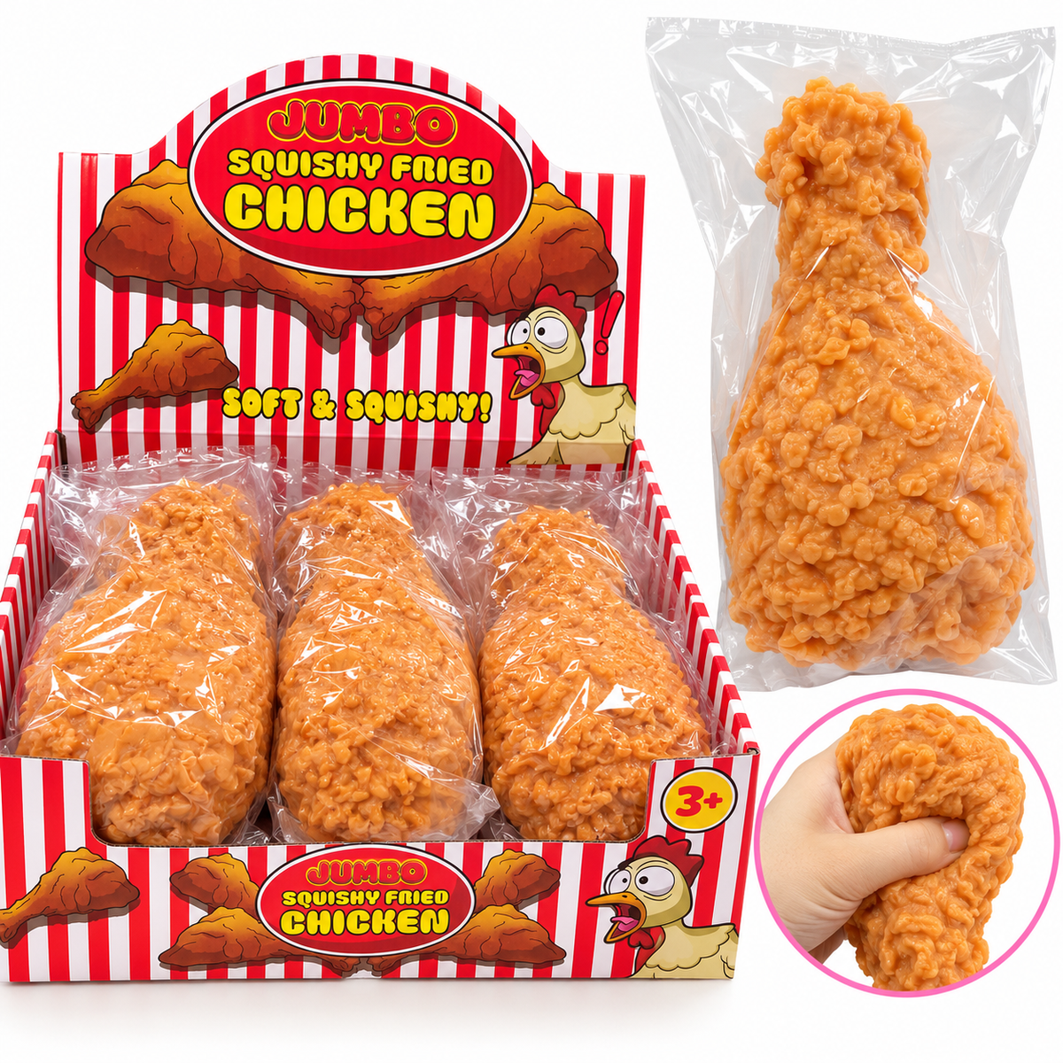 Jumbo Squishy Fried Chicken