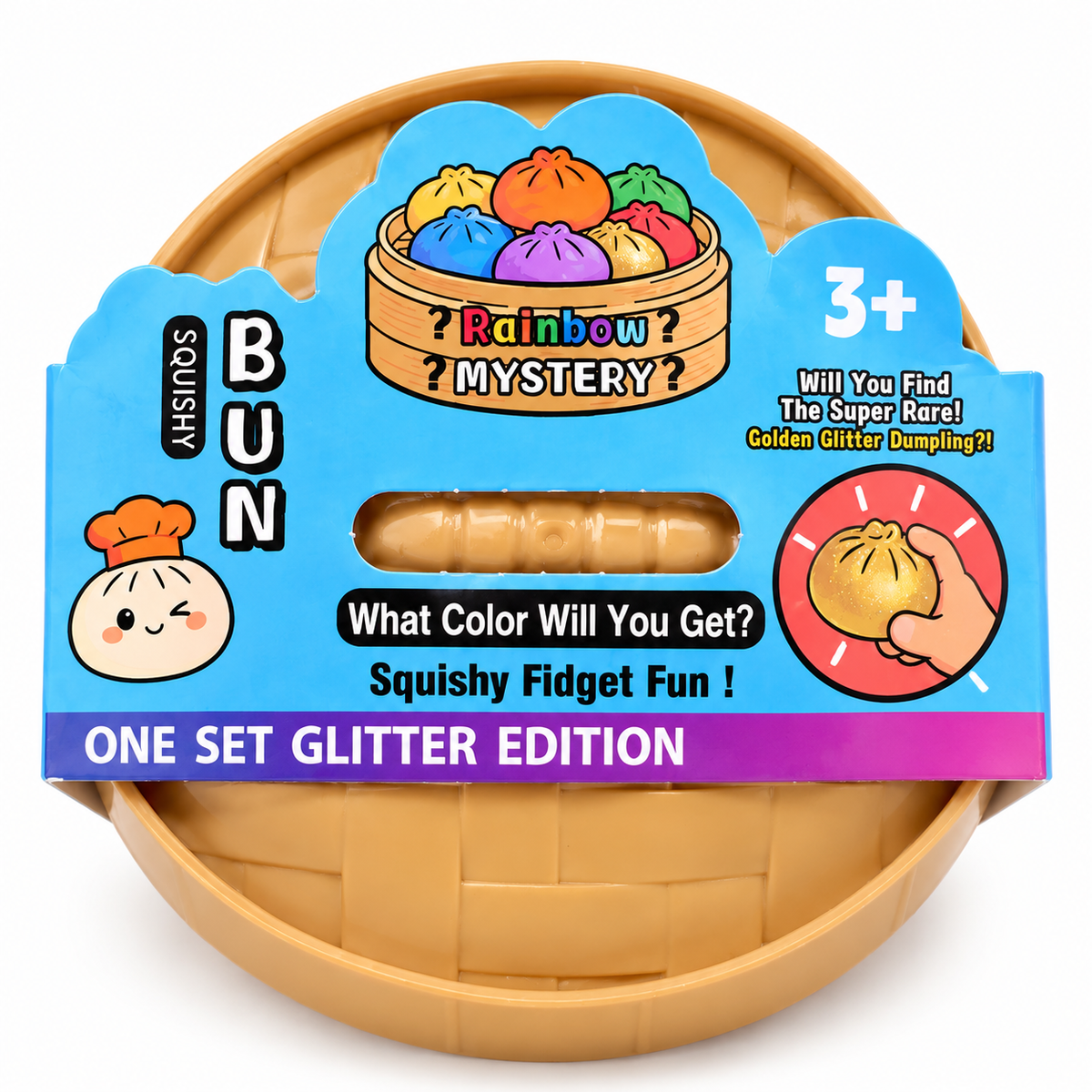 Glitter Mystery Dumpling Squishy