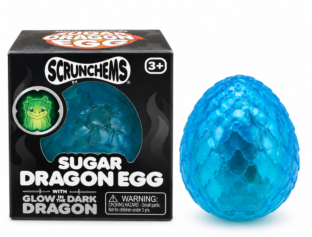Scrunchems Sugar Glow In The Dark Dragon Egg Squishy