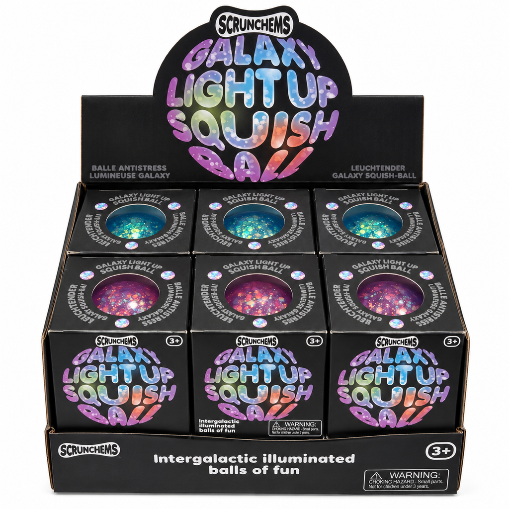 Scrunchems Galaxy Light Up Squish Ball