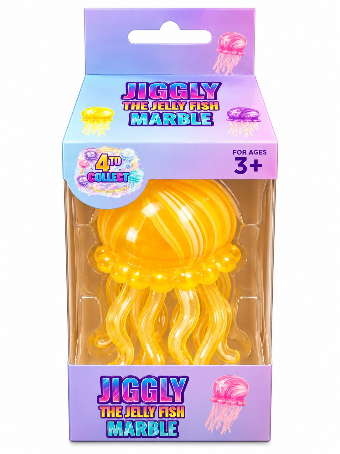 Sugar Jiggly Marble Jelly Fish Squishy