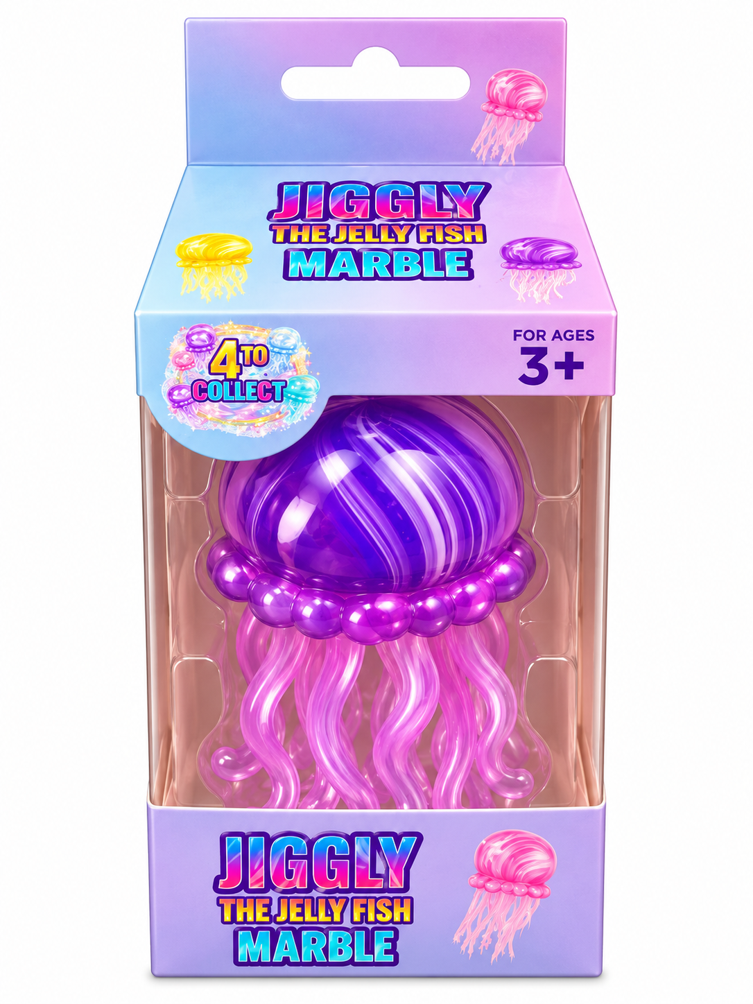 Sugar Jiggly Marble Jelly Fish Squishy