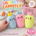 Squishy carrot toy -  These adorable carrot toys are perfect for squeezing 