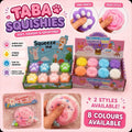 taba squishy, paw prints and roses, different colours to choose from