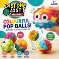 LastOneLost! Pressball Colourful Pop Balls Bouncy & Fun Sensory Play Stress Relief Durable Safe for All Ages 3+